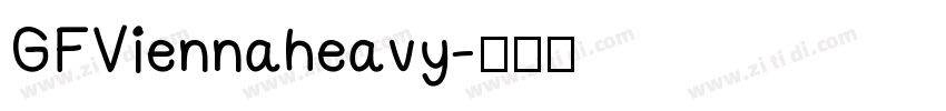 GF Viennaheavy字体转换